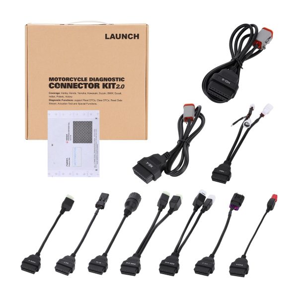 Kit cabluri moto Launch Motorcycle Connector Kit 2.0, pentru testere X431 — imaginea 3