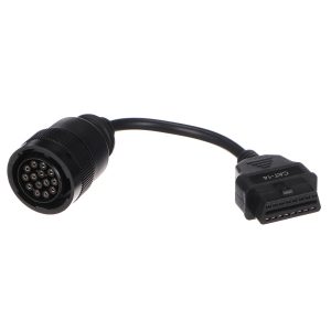 Cablu de diagnoza Deutsch 14 pini la OBD2, compatibil cu Caterpillar, cu ambele mufe