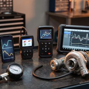 P0299, presiune turbo prea mica: ce arata fiecare clasa de tester in date live